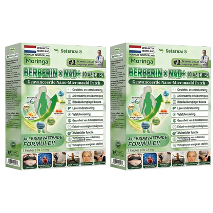[Officiële Flagship Store]🌲| Solaroza® Moringa · Berberine × NAD+ 10-in-1 Geavanceerde Nano Micronaald Patch 🇳🇱 | Ondersteund door wetenschap | 10-in-1 formule | Resultaten binnen 7 dagen🕧