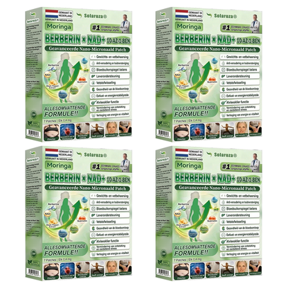 [Officiële Flagship Store]🌲| Solaroza® Moringa · Berberine × NAD+ 10-in-1 Geavanceerde Nano Micronaald Patch 🇳🇱 | Ondersteund door wetenschap | 10-in-1 formule | Resultaten binnen 7 dagen🕧